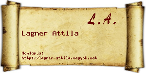 Lagner Attila névjegykártya
